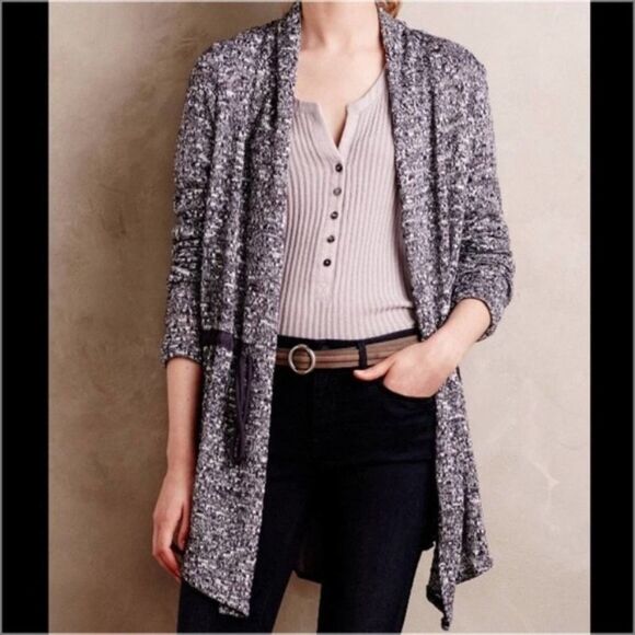 Anthropologie Dolan Contrast Anorak Cardigan - Picture 4 of 10